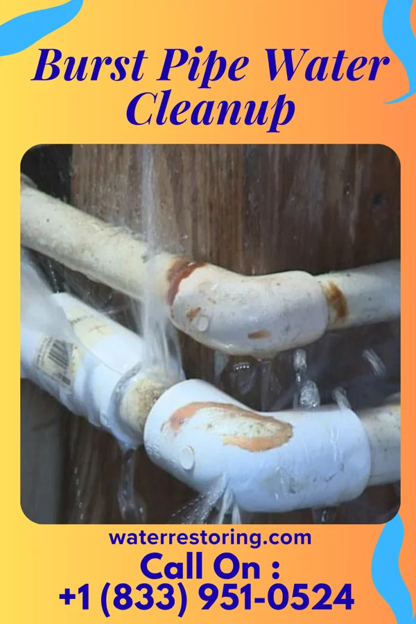 Burst Pipe Water Cleanup in Mead, OK